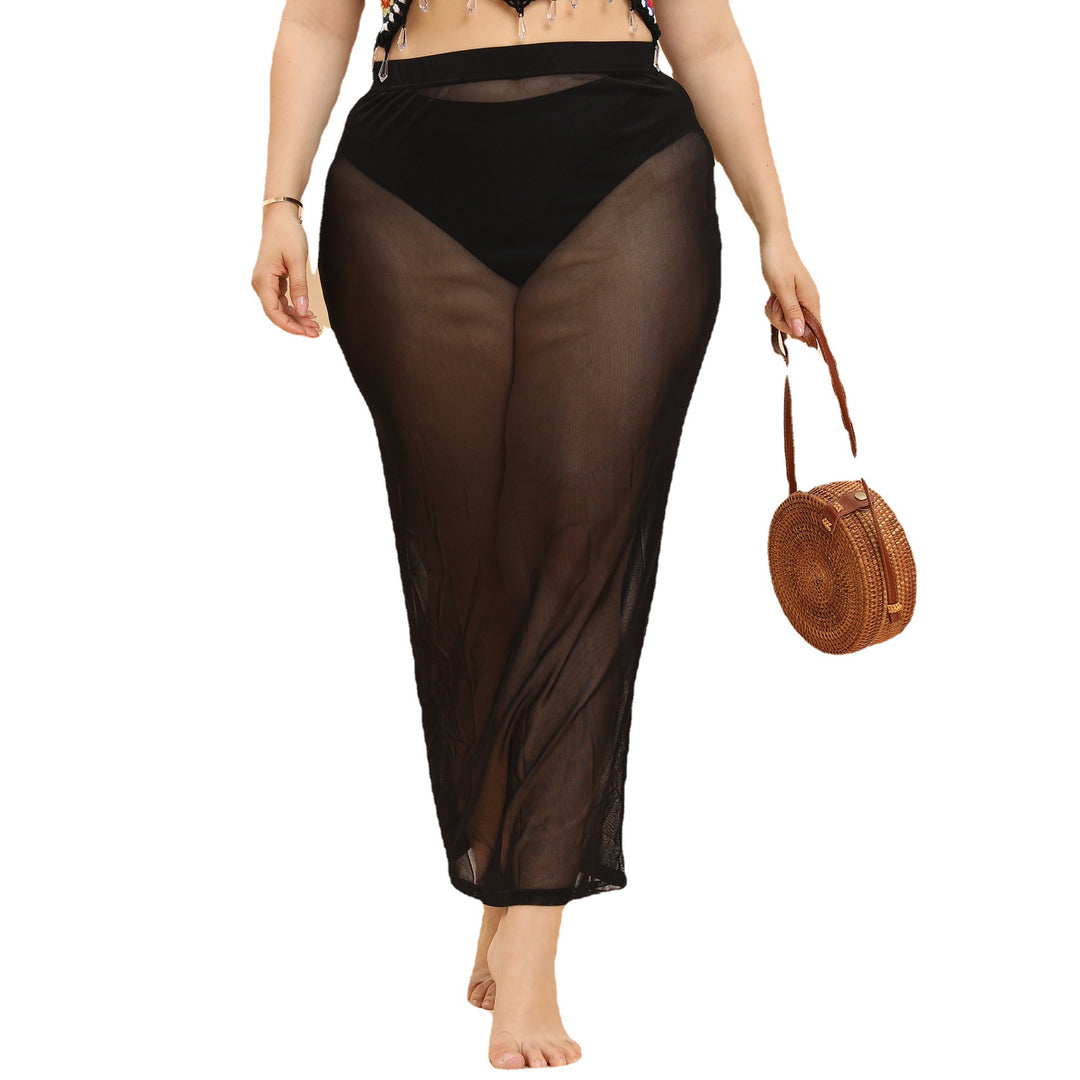 Damen transparente Strandlänge Sarong Echo Archiv
