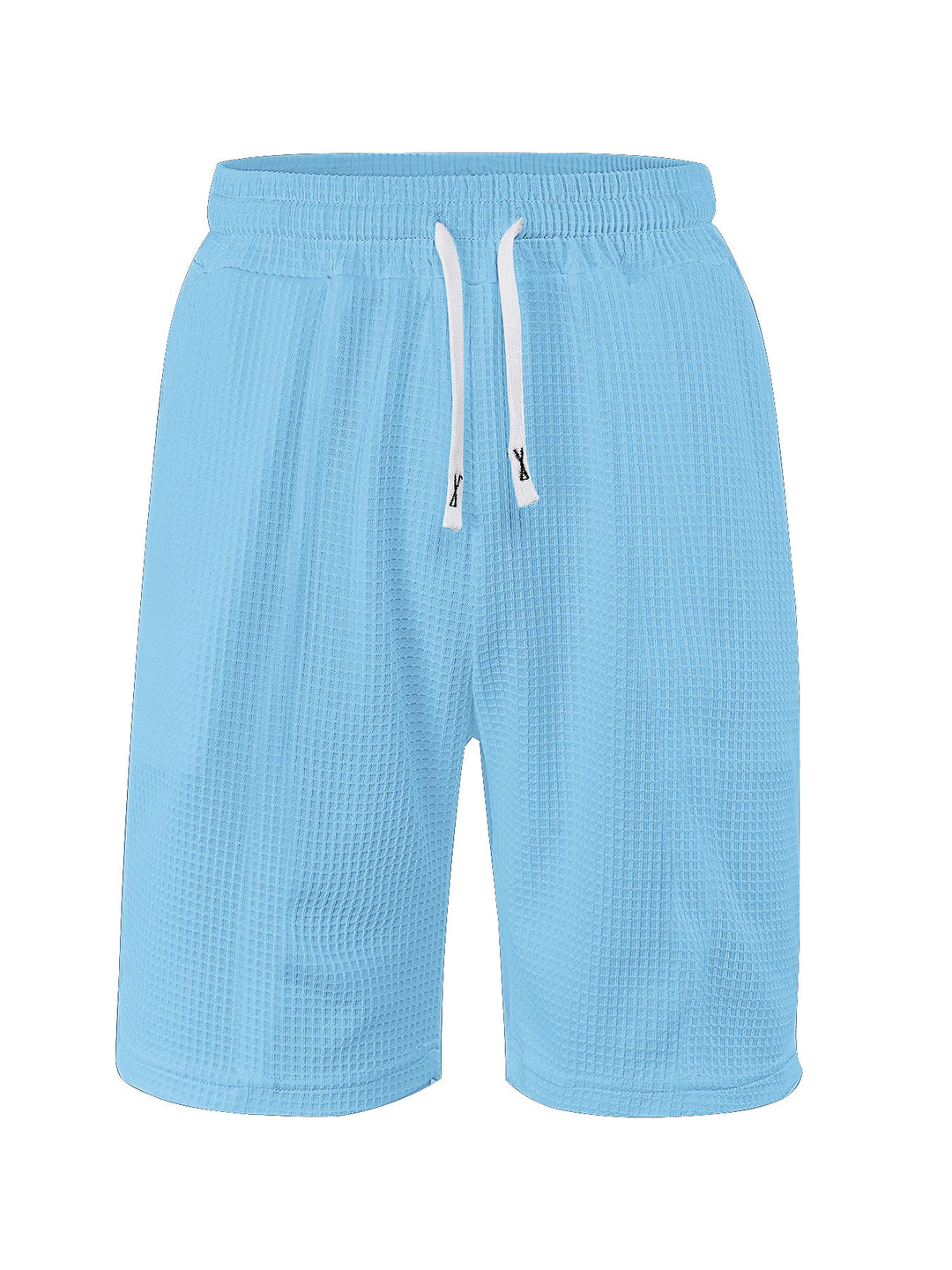 Herren nan atmungsaktive Waffel-Pyjama-Shorts mit elastischem Komfortbund, Tunnelzug und seitlichen Eingrifftaschen Echo Archiv