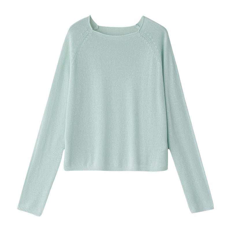 Damen Feinstrickpullover mit Raglanärmeln und weiter Passform Echo Archiv