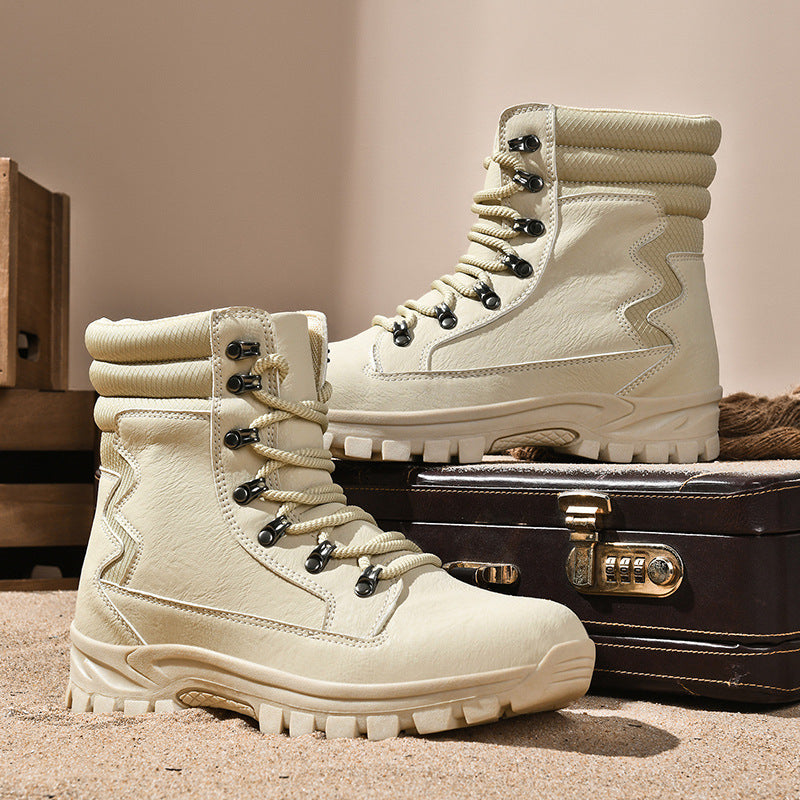 Damen Modische knöchelhohe Einsatz‑Stiefelette im Tactical‑Look mit griffiger Leichtprofilsohle Echo Archiv