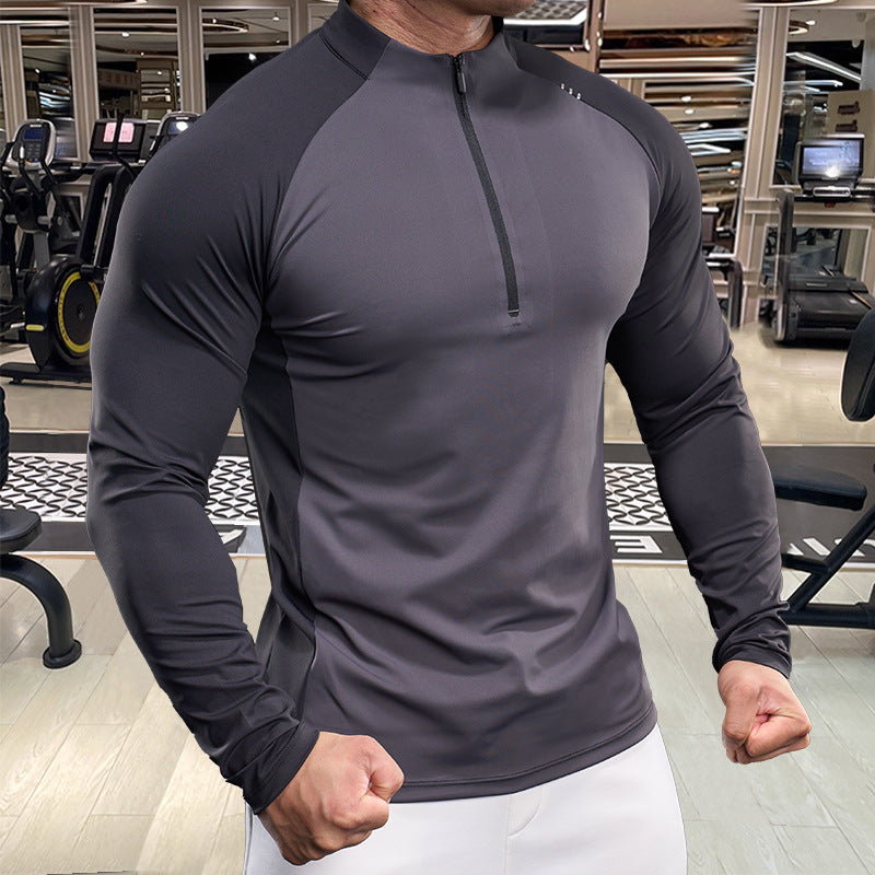 Herren Funktionsshirt mit Half-Zip und Raglanärmeln Echoarchiv