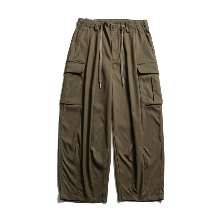Herren Cargo-Hose im Baggy‑Schnitt mit Kordelzug und großen Pattentaschen Echo Archiv