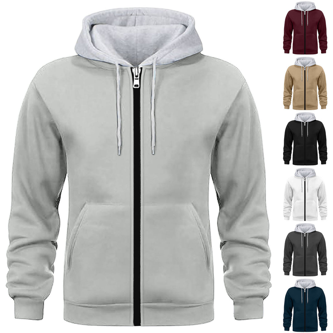 Herren Kapuzenjacke mit doppellagigem Material Echoarchiv