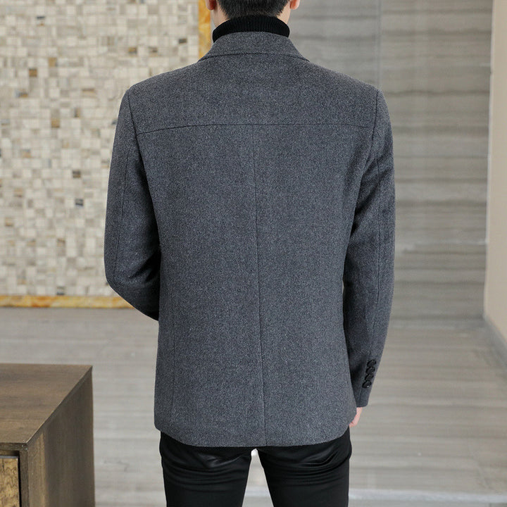 Herren Elegantes Wollmix-Sakko mit schmaler Passform und Reverskragen – Tianoro