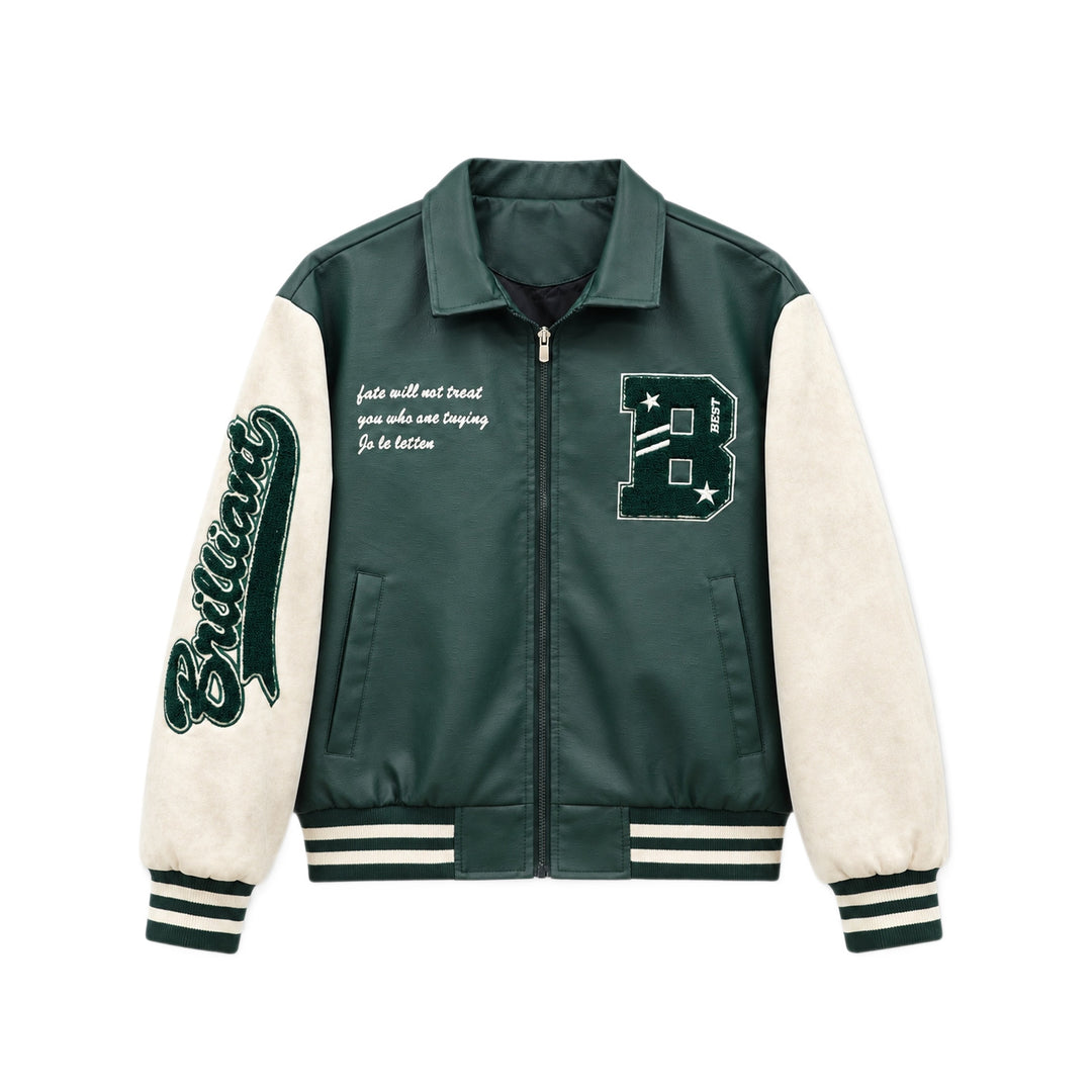 Herren Modische Collegejacke Echo Archiv