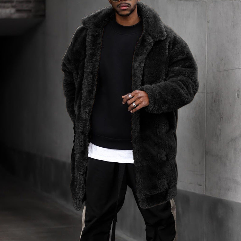 Herren Modische Teddyjacke mit verschließbaren Taschen und hoher Wärmeisolierung Echoarchiv