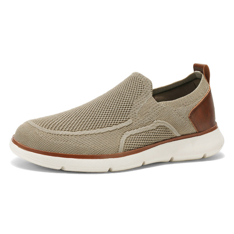 Herren nan atmungsaktiver Strickslipper mit elastischem Einstieg und stoßdämpfender EVA-Sohle Echo Archiv