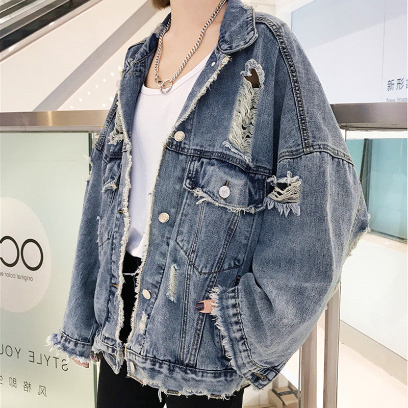 Damen Oversized Jeansjacke Echoarchiv