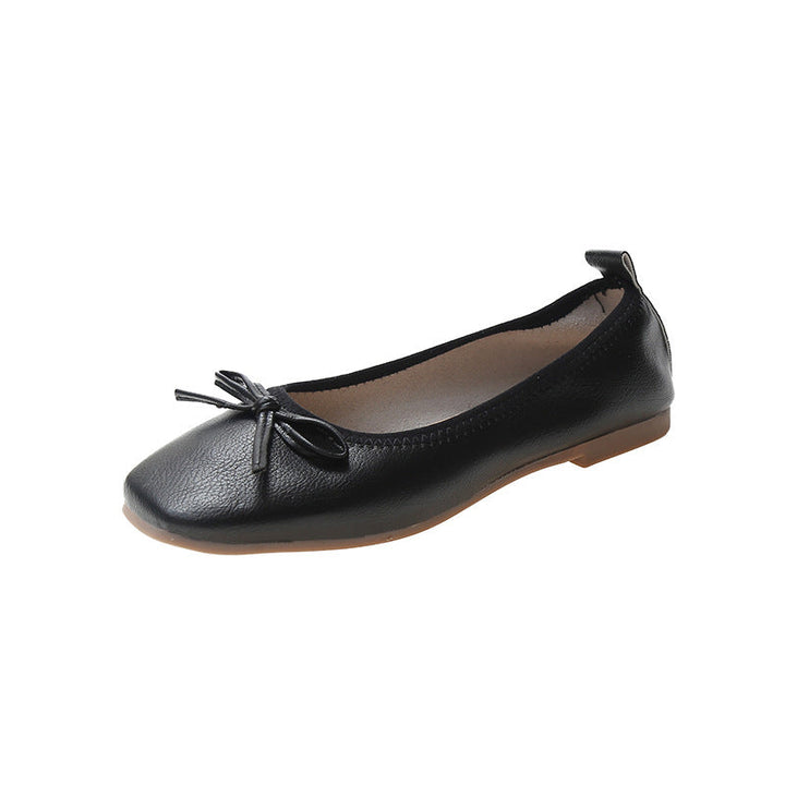 Damen Bequeme Ballerinas mit zartem Schleifen-Detail Echoarchiv