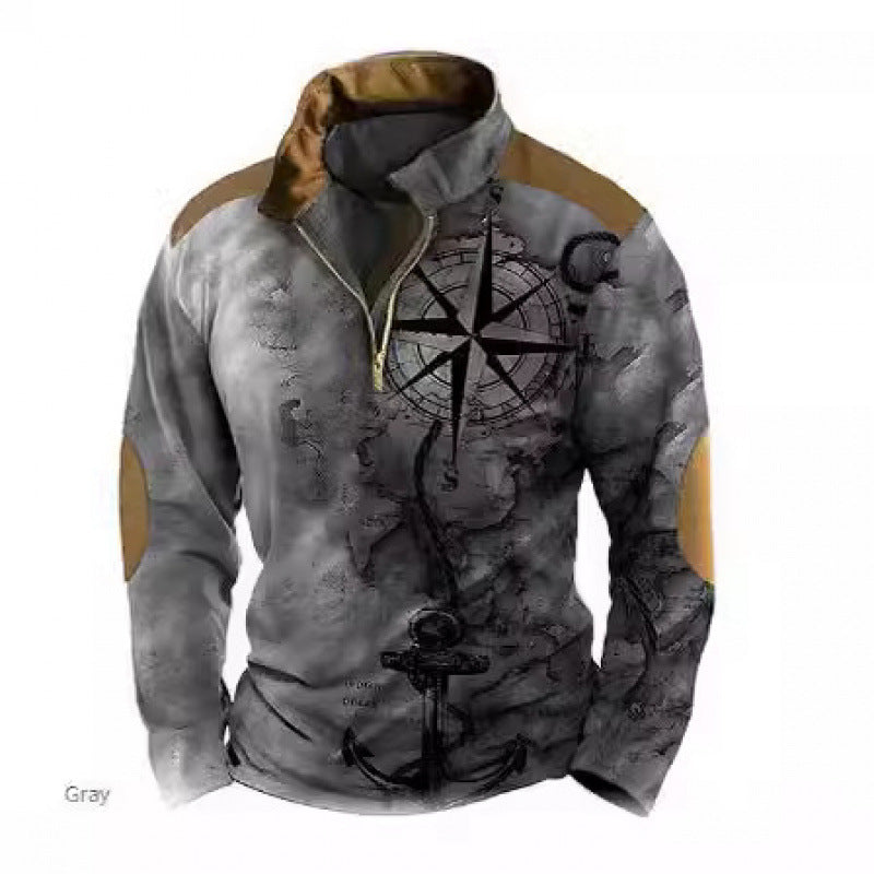 Herren attraktiver Freizeitpullover Echoarchiv