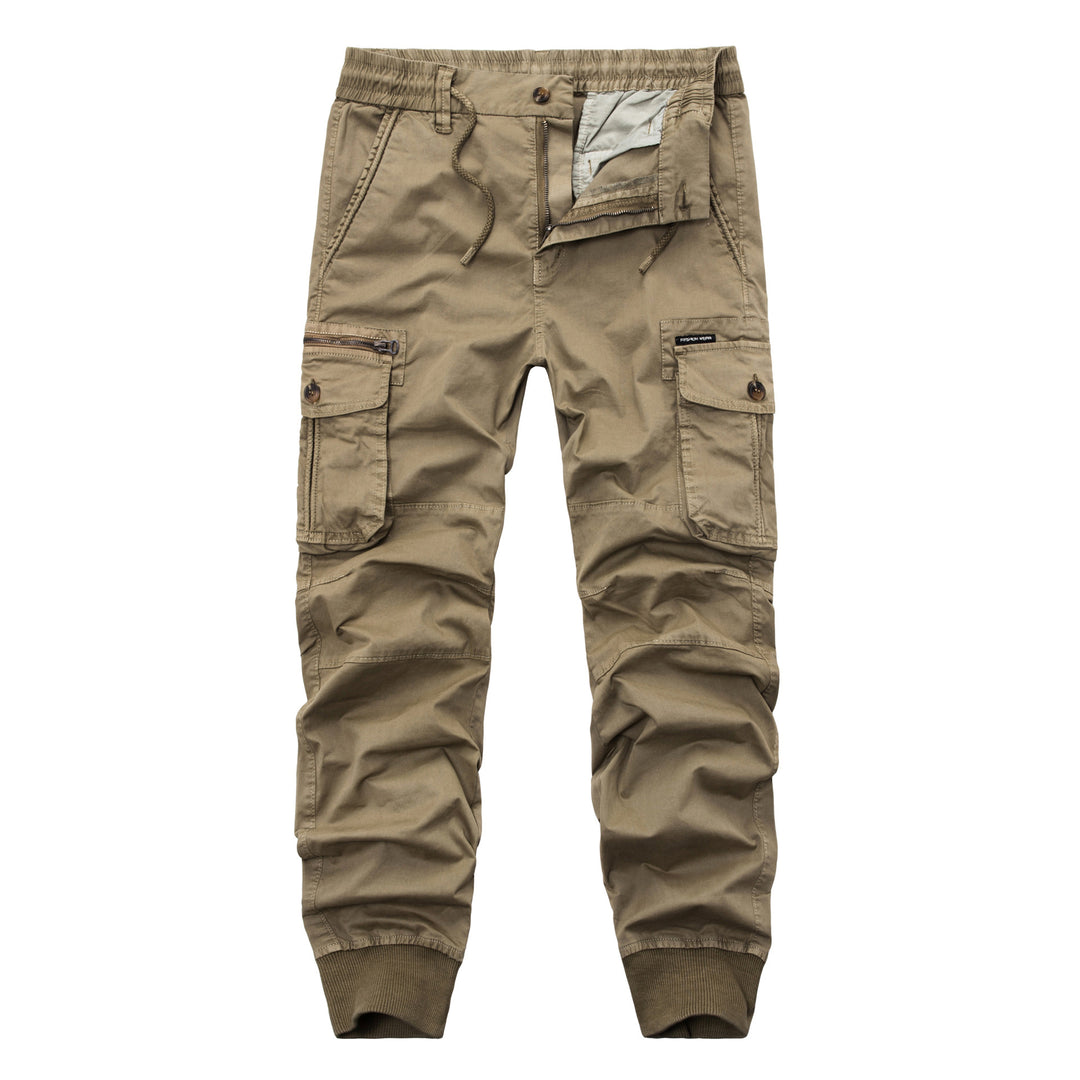 Herren Cargohose mit mehreren praktischen Taschen und elastischem Bund Echoarchiv