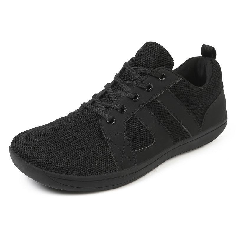 Unisex atmungsaktive Strick-Freizeit-Sneaker mit gepolstertem Fersenkragen und flexibler EVA-Laufsohle – Norré