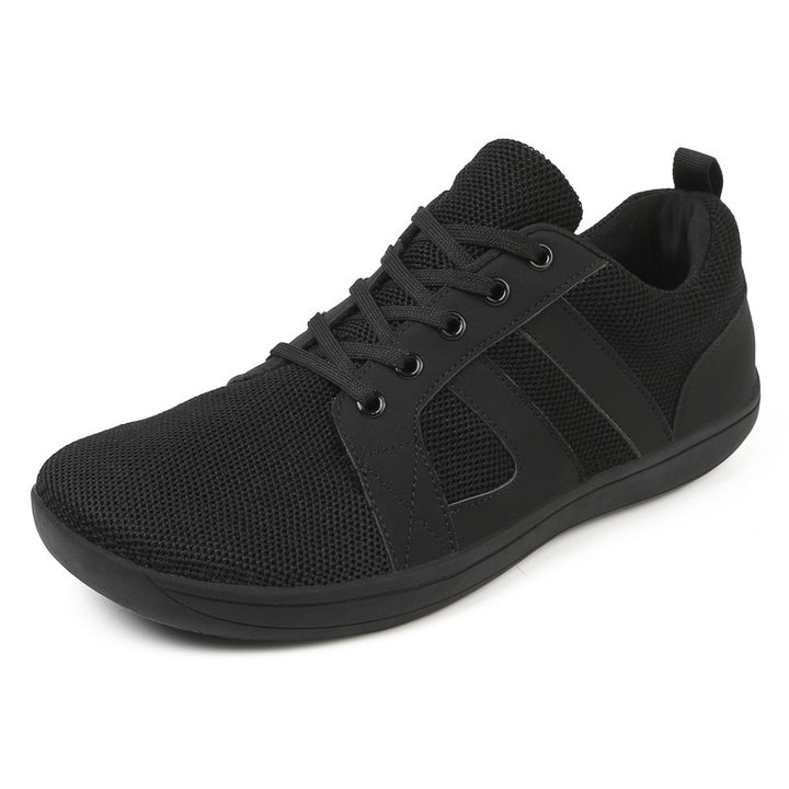 Unisex atmungsaktive Strick-Freizeit-Sneaker mit gepolstertem Fersenkragen und flexibler EVA-Laufsohle – Norré
