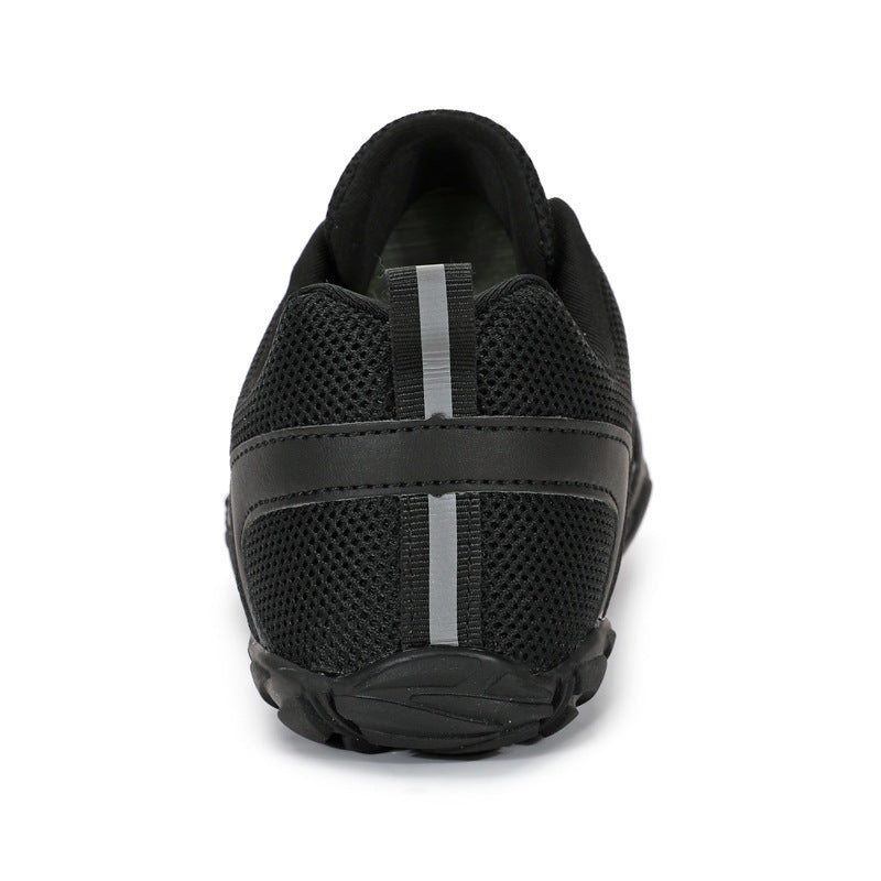 Herren nan leichter Schnellzug-Trekkingschuh mit Gummizehschutz, atmungsaktivem Meshoberteil und profiliertem Outdoor-Laufsohle Echo Archiv