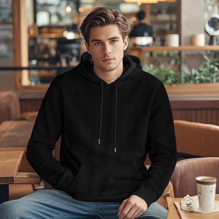 Herren Kapuzenpullover mit strukturiertem Design von Echoarchiv