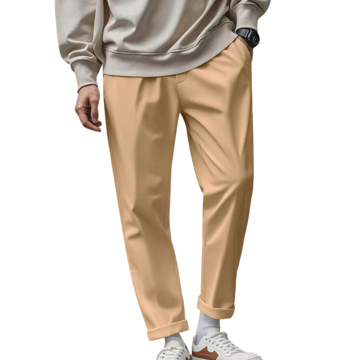 Herren elegante Chino-Hose mit bequemem Bund und modischem Schnitt Echoarchiv