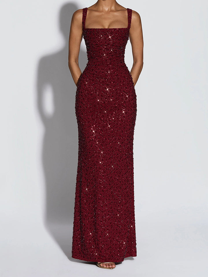 Damen glamouröses Abendkleid Echo Archiv