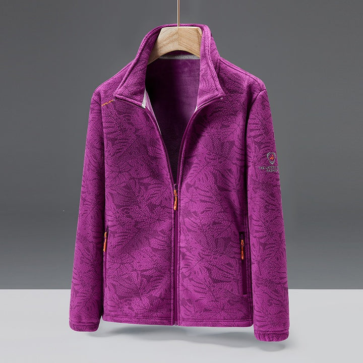 Damen Fleecejacke mit floralem Muster Echo Archiv