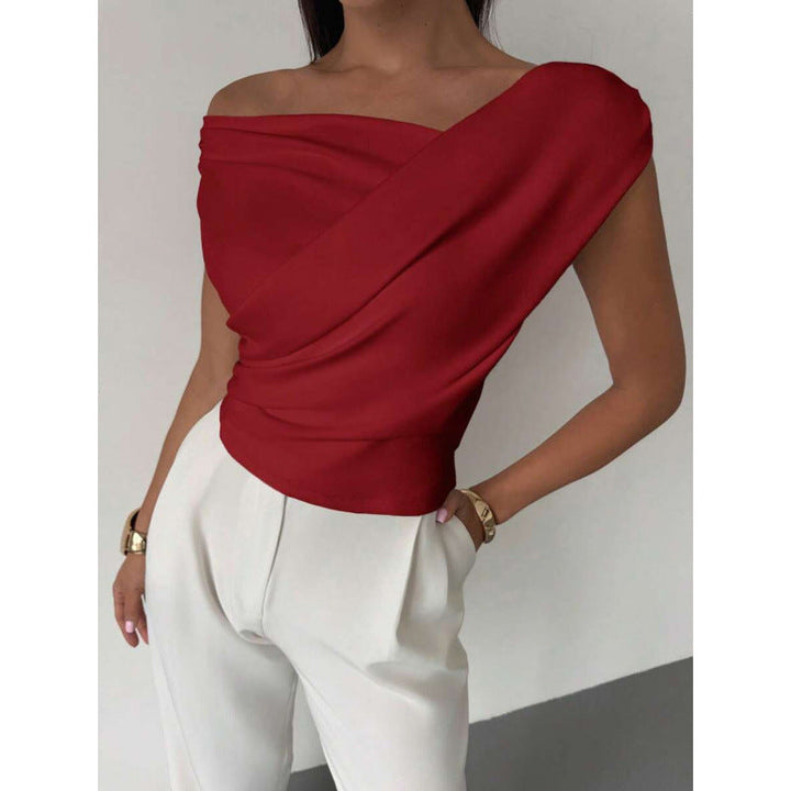 Damen Wickeloberteil mit weichem Stoff und elegantem Design Echoarchiv