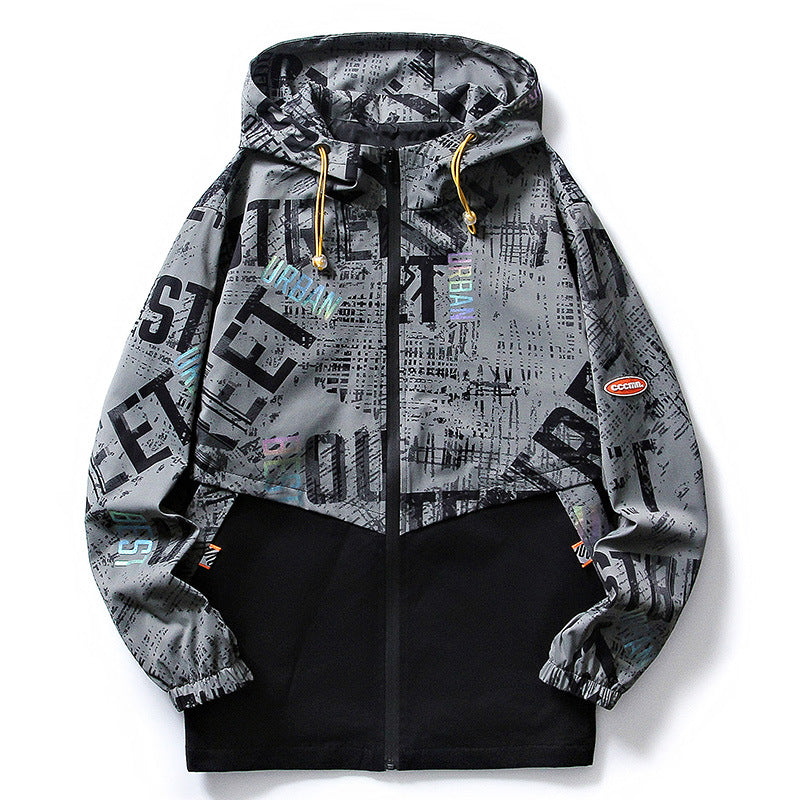 Herren Sportliche Jacke mit Grafischem Design Echo Archiv