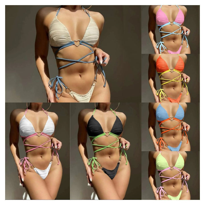 Damen Triangel-Bikini mit innovativem Schnürdesign Echo Archiv