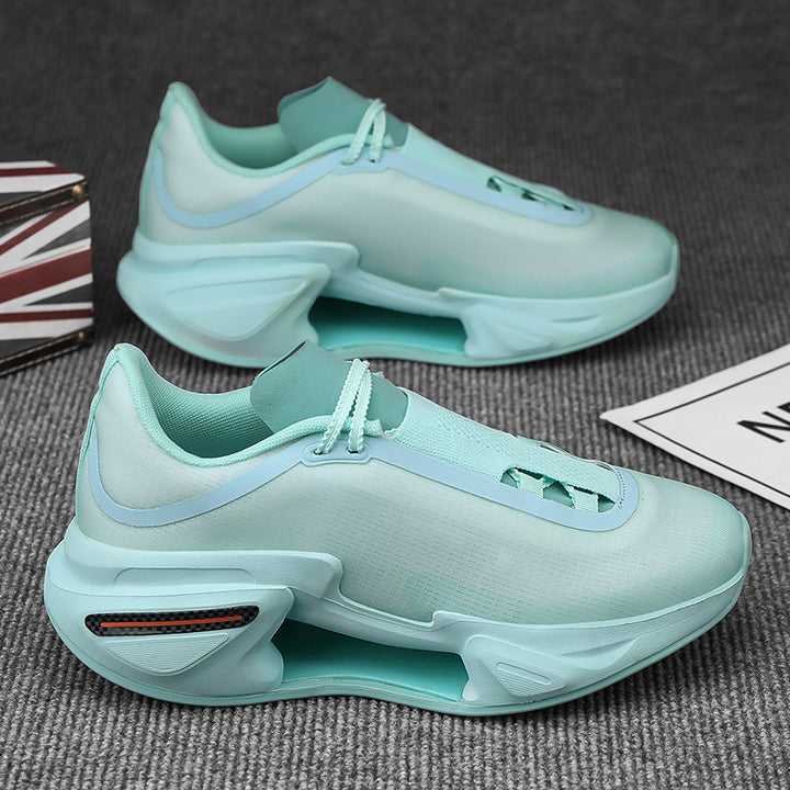 Herren moderne Sneaker mit skulpturierter Plateau-Performancesohle, nahtlosem Strickschaft und integrierter Fersenstütze – Norré