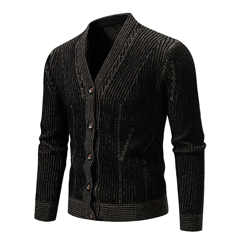 Herren Strickjacke mit strukturiertem Design Echoarchiv