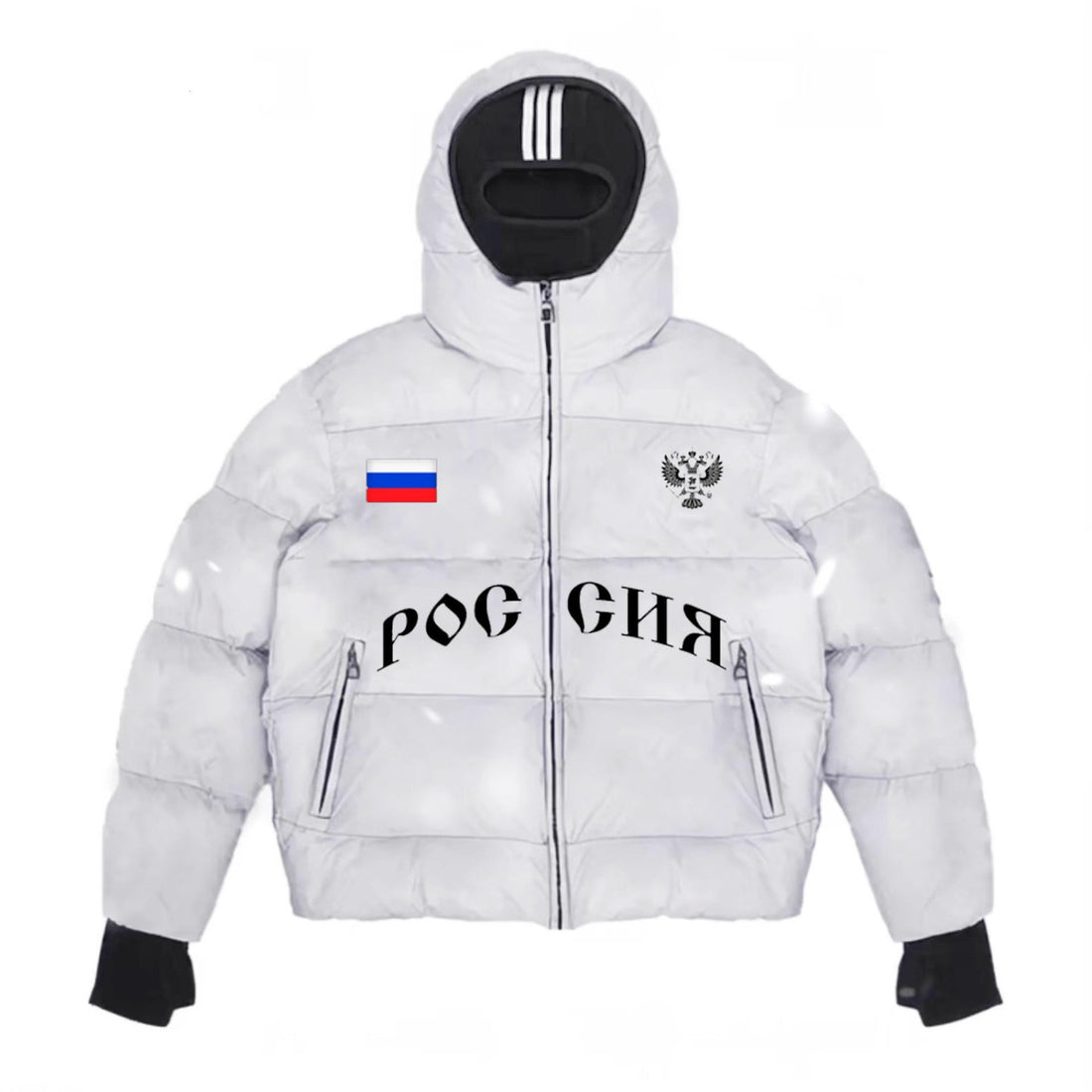 Herren Modische Steppjacke mit Kapuze – Taviero