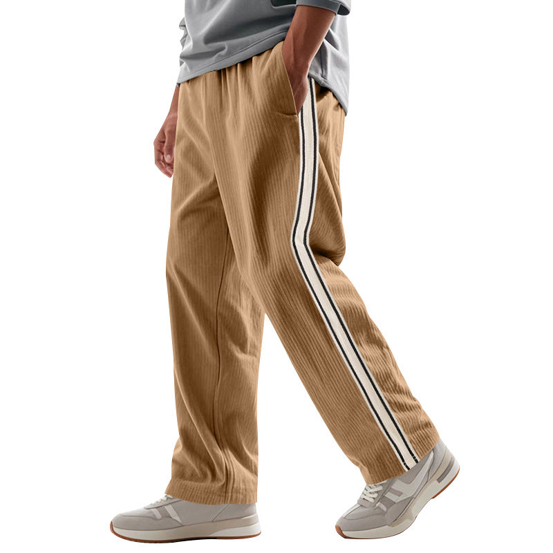 Herren Komfortable Sporthose mit seitlichen Streifen Echoarchiv