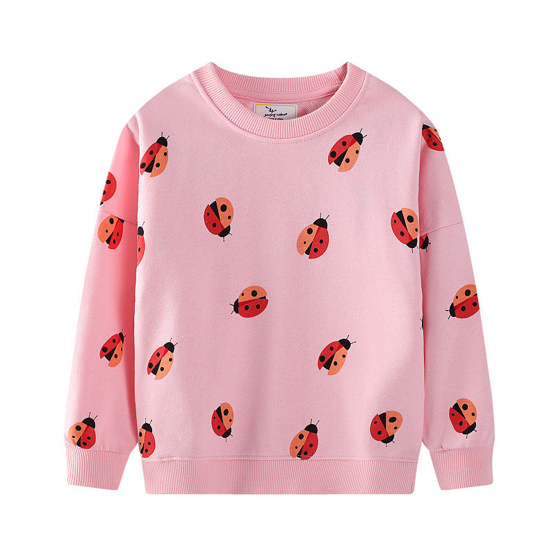 Mädchen Sweatshirt mit fröhlichem Marienkäfer-Motiv Echo Archiv