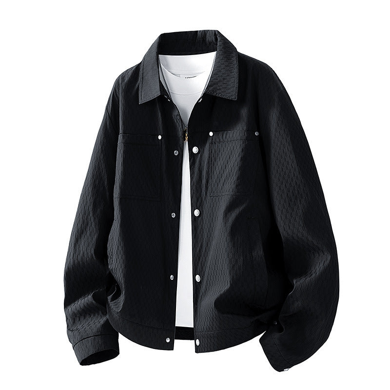 Herren Lässige Hemdjacke Echo Archiv