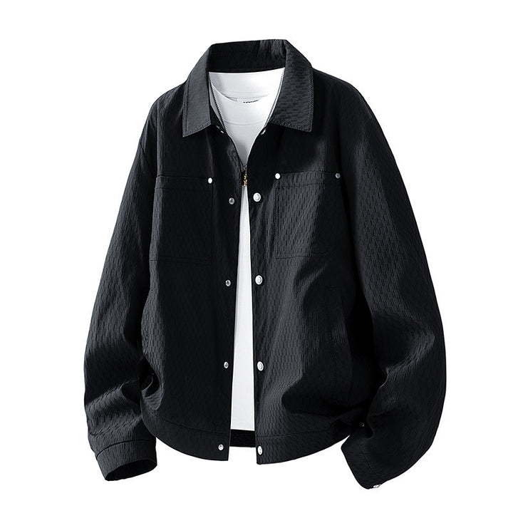 Herren Lässige Hemdjacke Echo Archiv