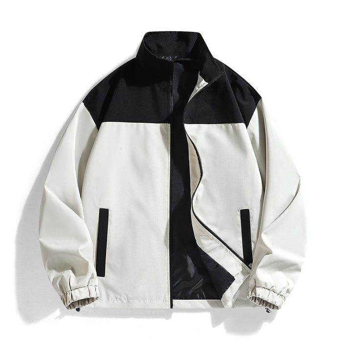 Herren sportliche Trainingsjacke mit atmungsaktiven Einsätzen Echoarchiv