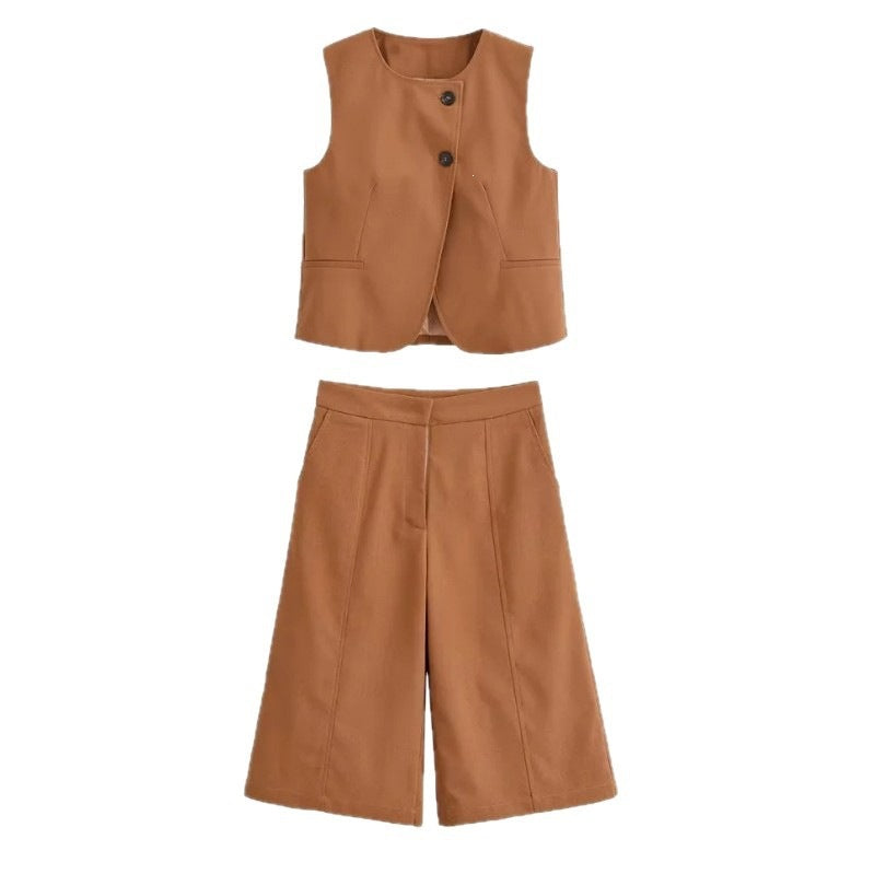 Damen weite Chino-Shorts mit eleganter Faltenlegung und praktischen Seitentaschen Echo Archiv