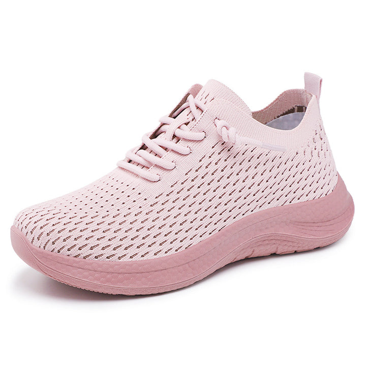 Herren nan atmungsaktiver Strick-Slip-On Sneaker mit sockenähnlichem Schaft, asymmetrischer Zier-Schnürung und stoßdämpfender Ortholite-Einlegesohle Echo Archiv