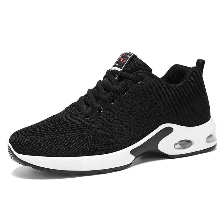 Herren nan leichter Strick-Running-Sneaker mit gepolsterter Fersenstütze und sichtbarer Luftkissen-Zwischensohle Echo Archiv