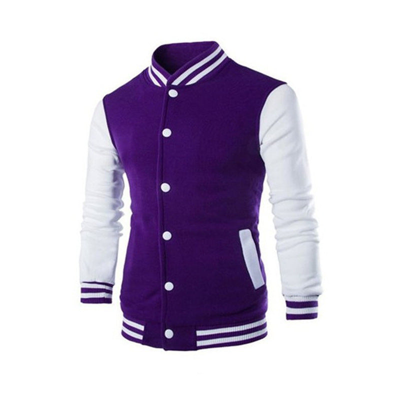 Herren Varsity-Jacke mit kontrastierenden Ärmeln Echoarchiv
