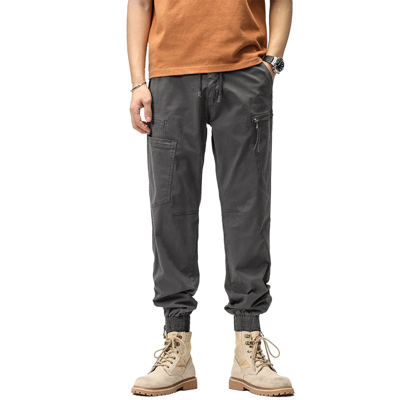 Herren Cargo-Hose mit elastischem Bund und vielseitigen Taschen Echoarchiv