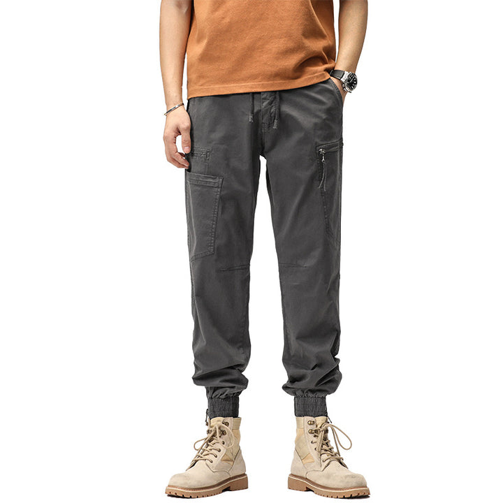 Herren Cargo-Hose mit elastischem Bund und vielseitigen Taschen Echoarchiv