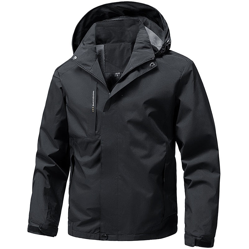 Herren Funktionsjacke mit abnehmbarer Kapuze Echo Archiv