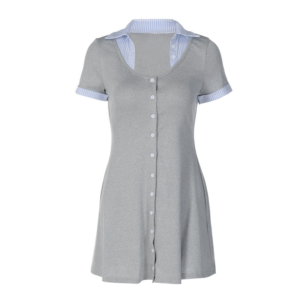Damen Modisches Polo-Kleid Echo Archiv