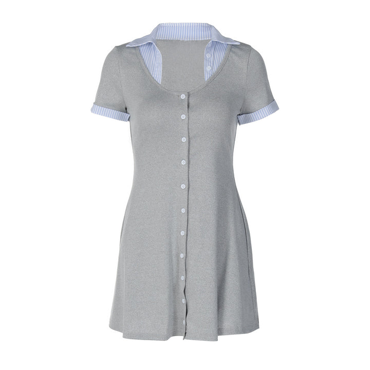 Damen Modisches Polo-Kleid Echo Archiv