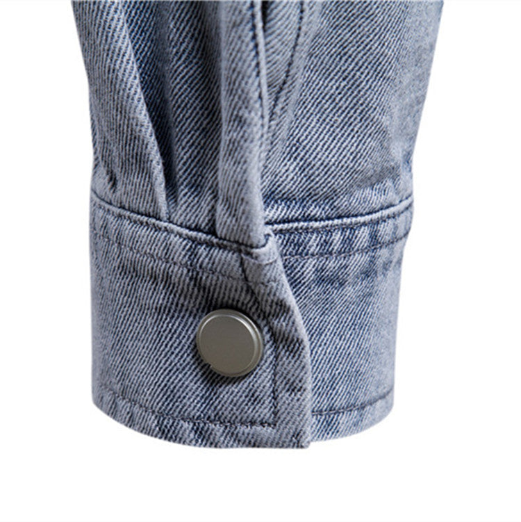 Herren Denim Hemd mit doppelten Brusttaschen und lässigem Schnitt Echoarchiv