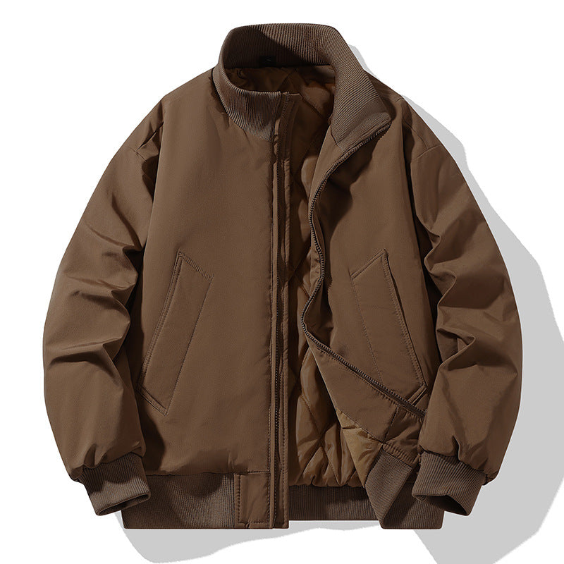 Herren modische Steppjacke mit hohem Kragen Echoarchiv