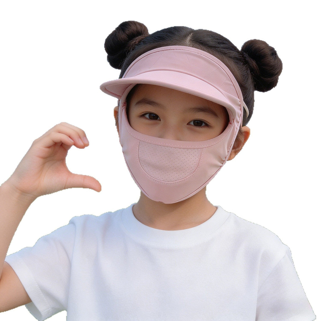 Damen nan Sonnenschutz-Visier mit integrierter atmungsaktiver Gesichtsmaske und verstellbarem Nackenzug Echo Archiv