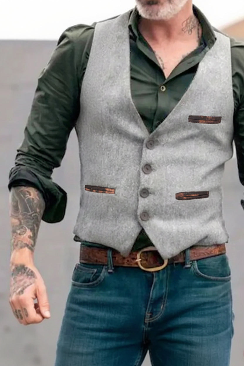 Herren Weste mit Elegante Echoarchiv
