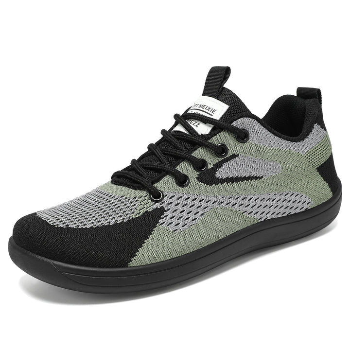 Damen nan leichter atmungsaktiver Strick-Freizeitsneaker mit elastischer Schnürung und stoßdämpfender EVA-Zwischensohle Echo Archiv