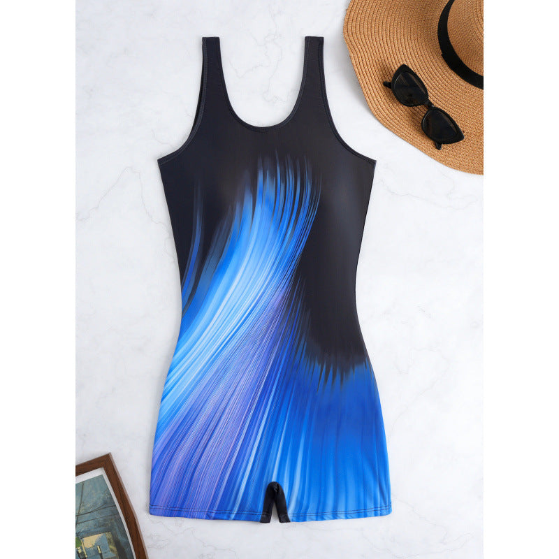 Damen Sportlicher Badeanzug mit atmungsaktivem Material Echo Archiv