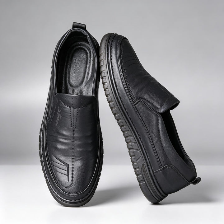 Herren Elegante und Bequeme Leder Mokassins Echoarchiv