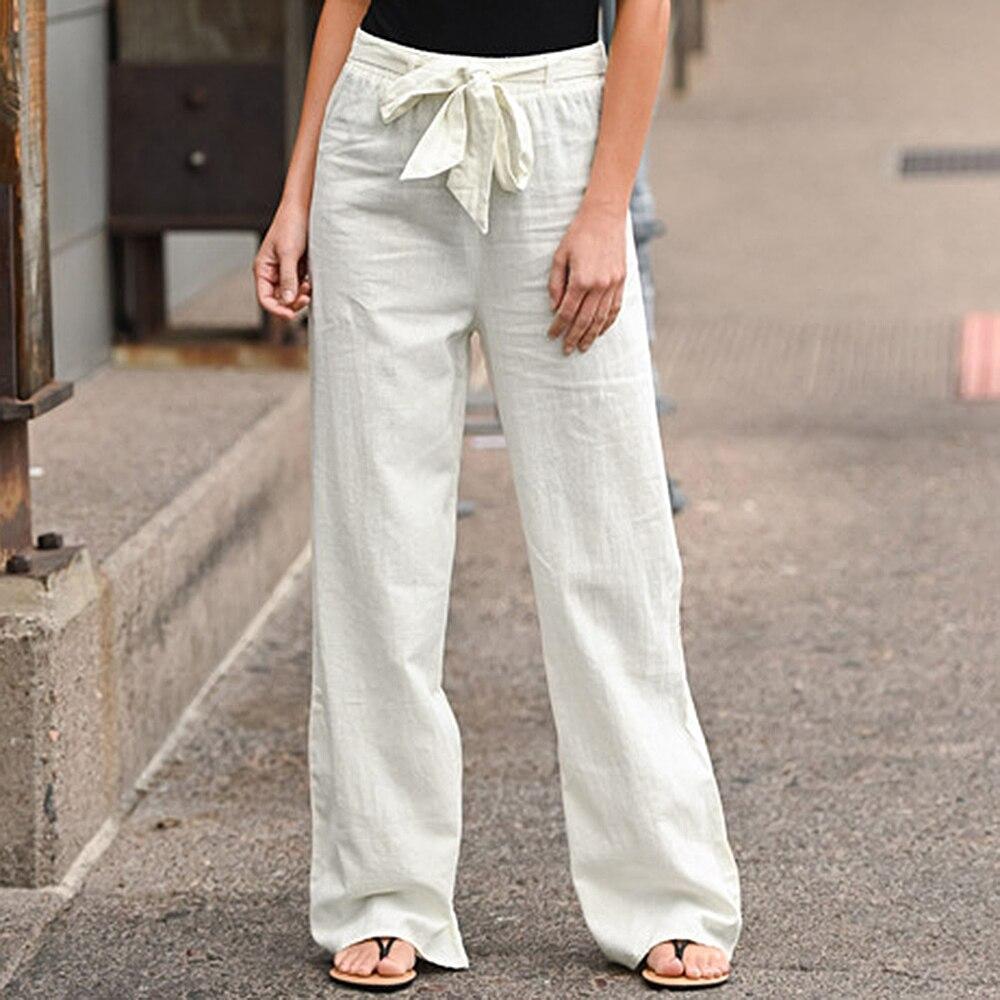 Damen Bequeme und elegante Leinenhose Echo Archiv
